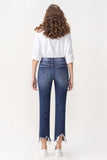 Lovervet Jackie Full Size High Rise Crop Straight Leg Jeans Ins Street