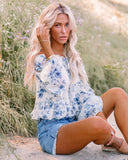 Discovery Floral Off The Shoulder Blouse Ins Street