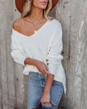 Divine Intervention Ribbed Knit Sweater - Ivory Ins Street