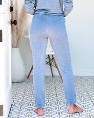 Dreamcatcher Cotton Blend Joggers - Icy Blue Ins Street