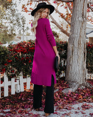 Erie Knit Duster Cardigan - Magenta - FINAL SALE Ins Street