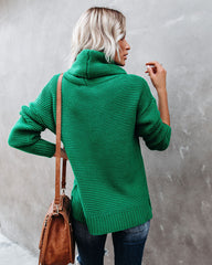 Evergreen Knit Sweater Ins Street