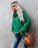 Evergreen Knit Sweater Ins Street