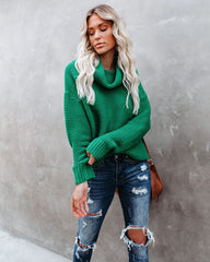 Evergreen Knit Sweater Ins Street