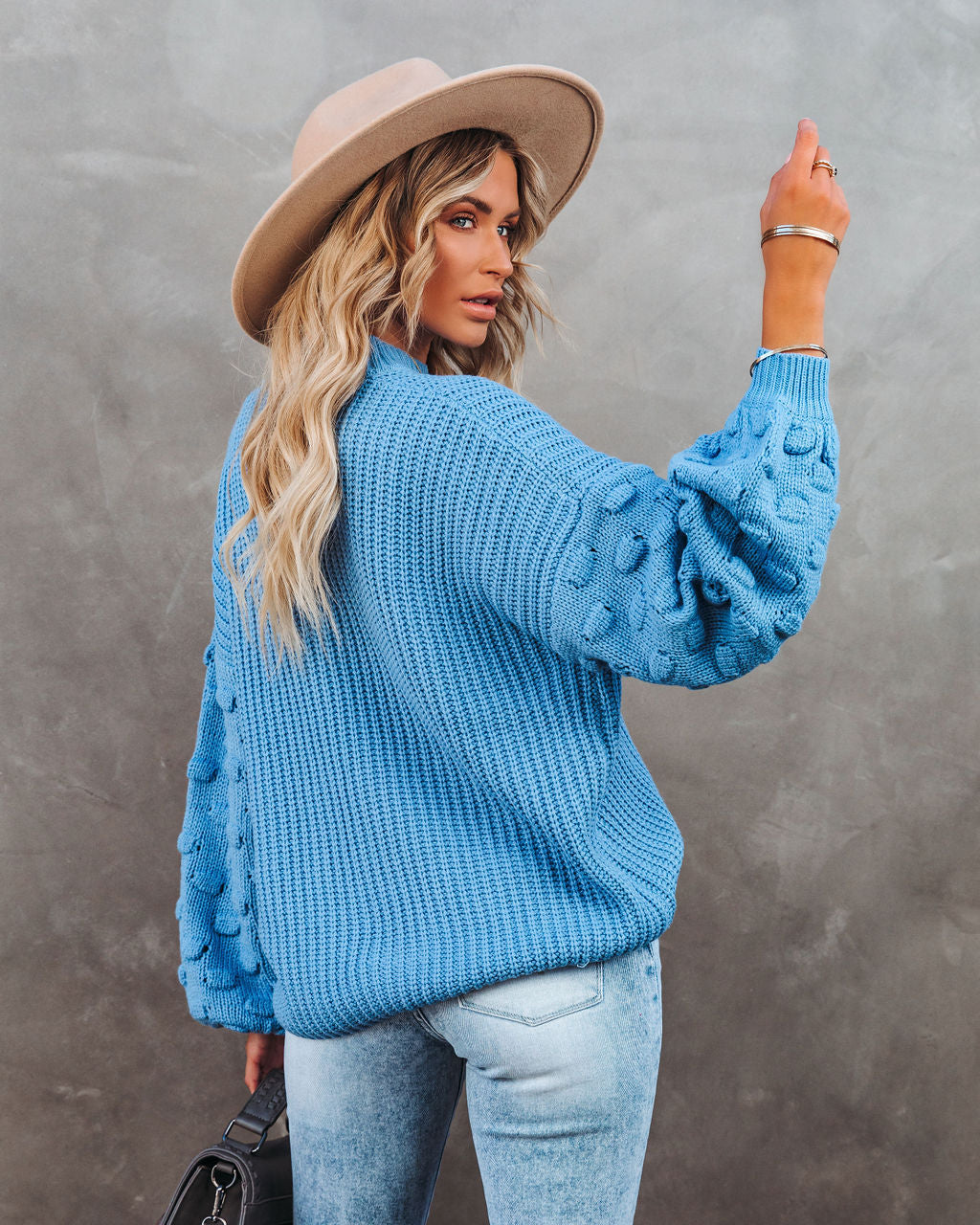 Fall Bucket List Knit Sweater - Dark Blue - FINAL SALE Ins Street