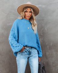 Fall Bucket List Knit Sweater - Dark Blue - FINAL SALE Ins Street