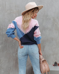 Festive Times Knit Sweater - Navy Ins Street