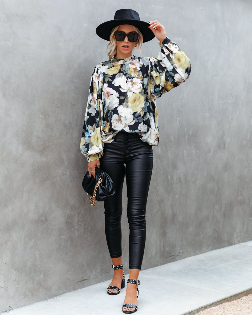 Find Your Peace Floral Blouse – InsStreet