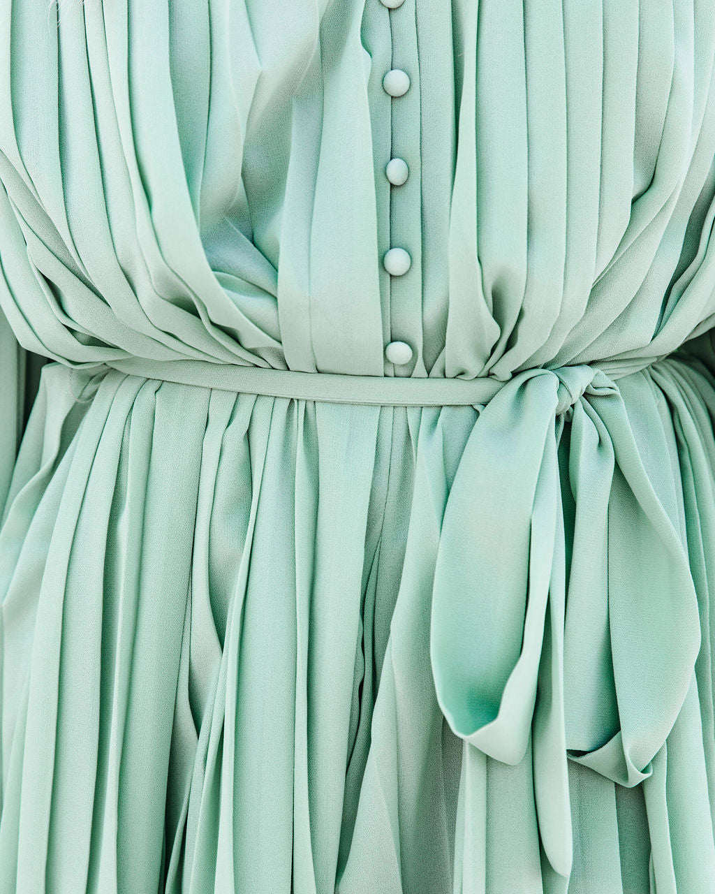 Found Love Pleated Romper - Mint Ins Street