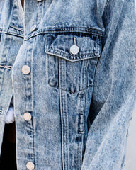 Frankie Distressed Denim Jacket Ins Street