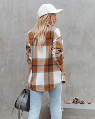 Garth Pocketed Plaid Shacket Ins Street