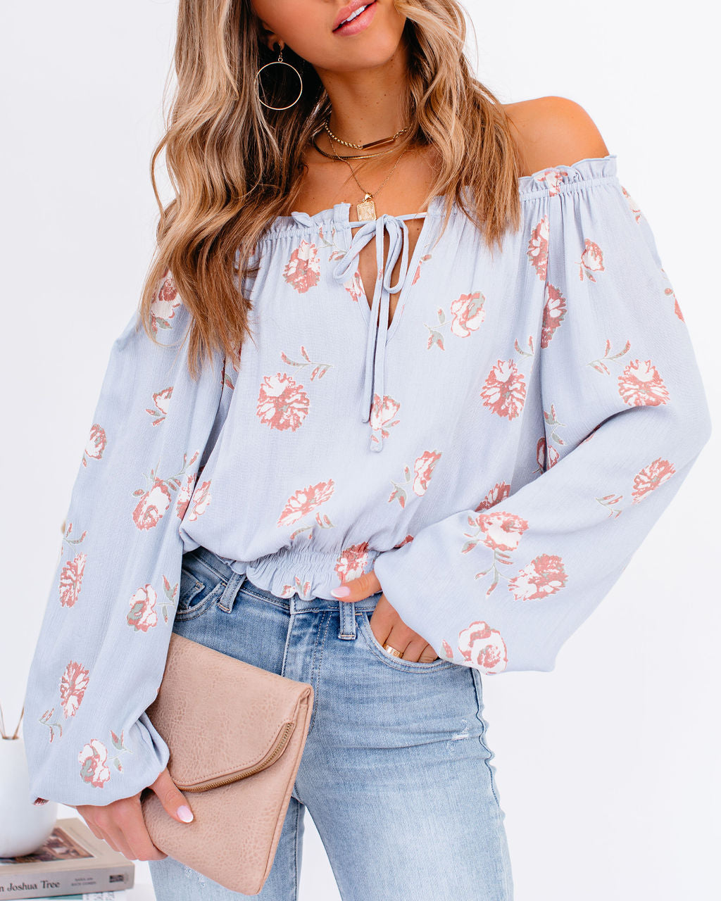 Give Me Love Floral Ruffle Off The Shoulder Top Ins Street