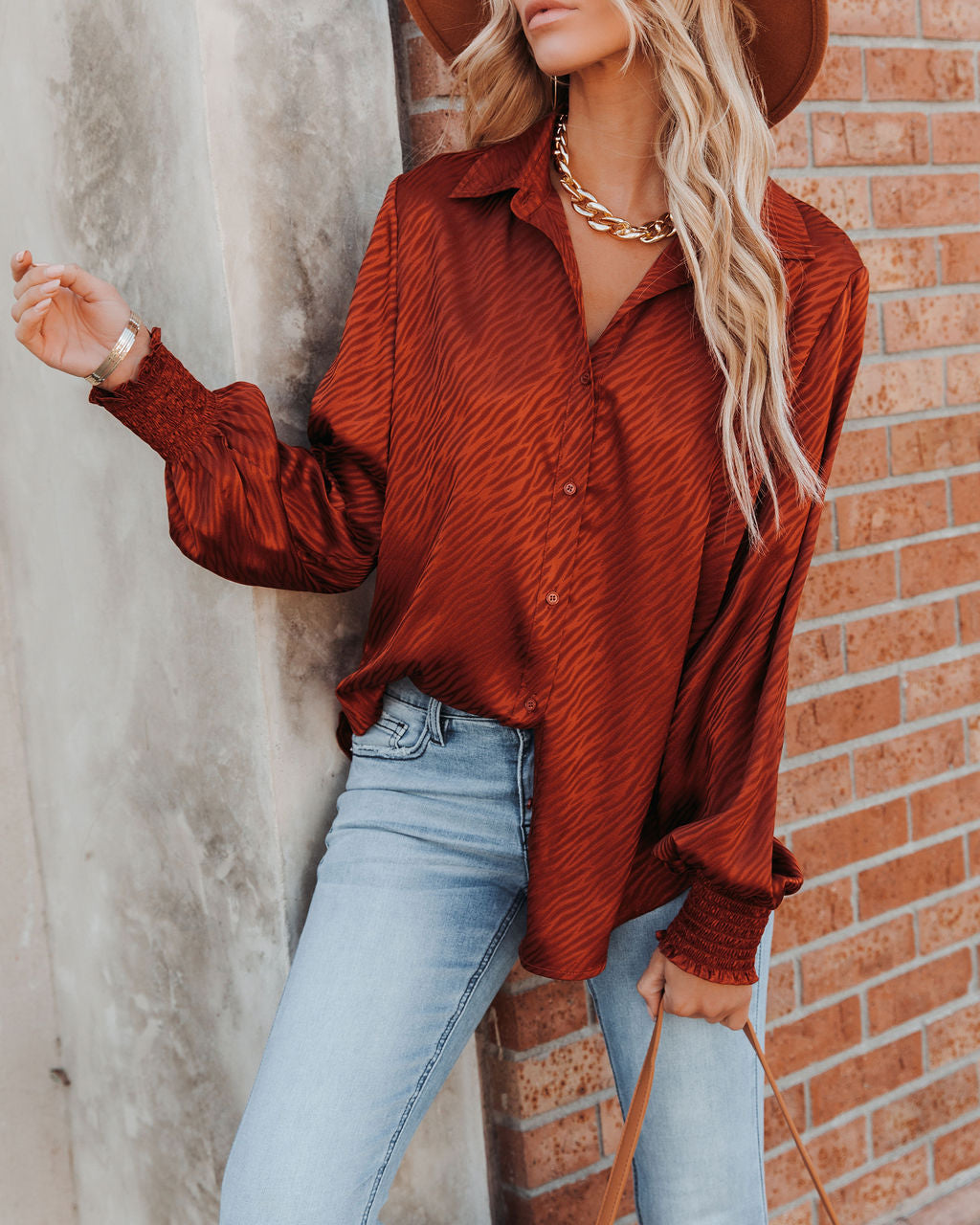 Glitzy Night Satin Button Down Blouse Ins Street