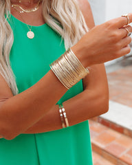 Gold Wire Cuff Ins Street