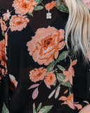 Great Heights Floral Blouse - Black Ins Street