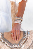 PREORDER - Hampton Beaded Bracelet Set - Pink Ins Street