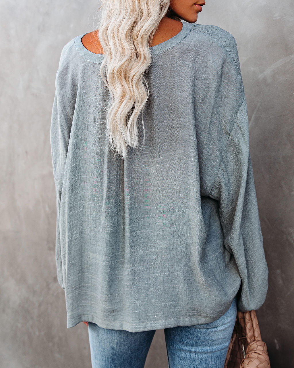 Hand In Hand Button Down Top - Sage Dust Ins Street