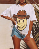 Happy Out West Relaxed Cotton Tee Ins Street