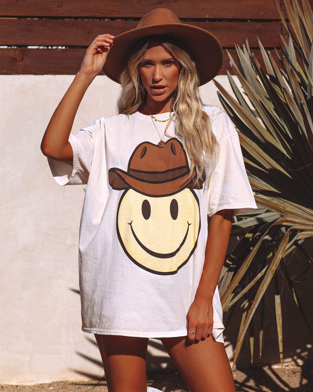 Happy Out West Relaxed Cotton Tee Ins Street