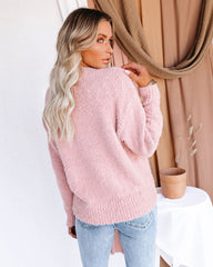 Happy Thoughts Button Front Cardigan - Rose Ins Street