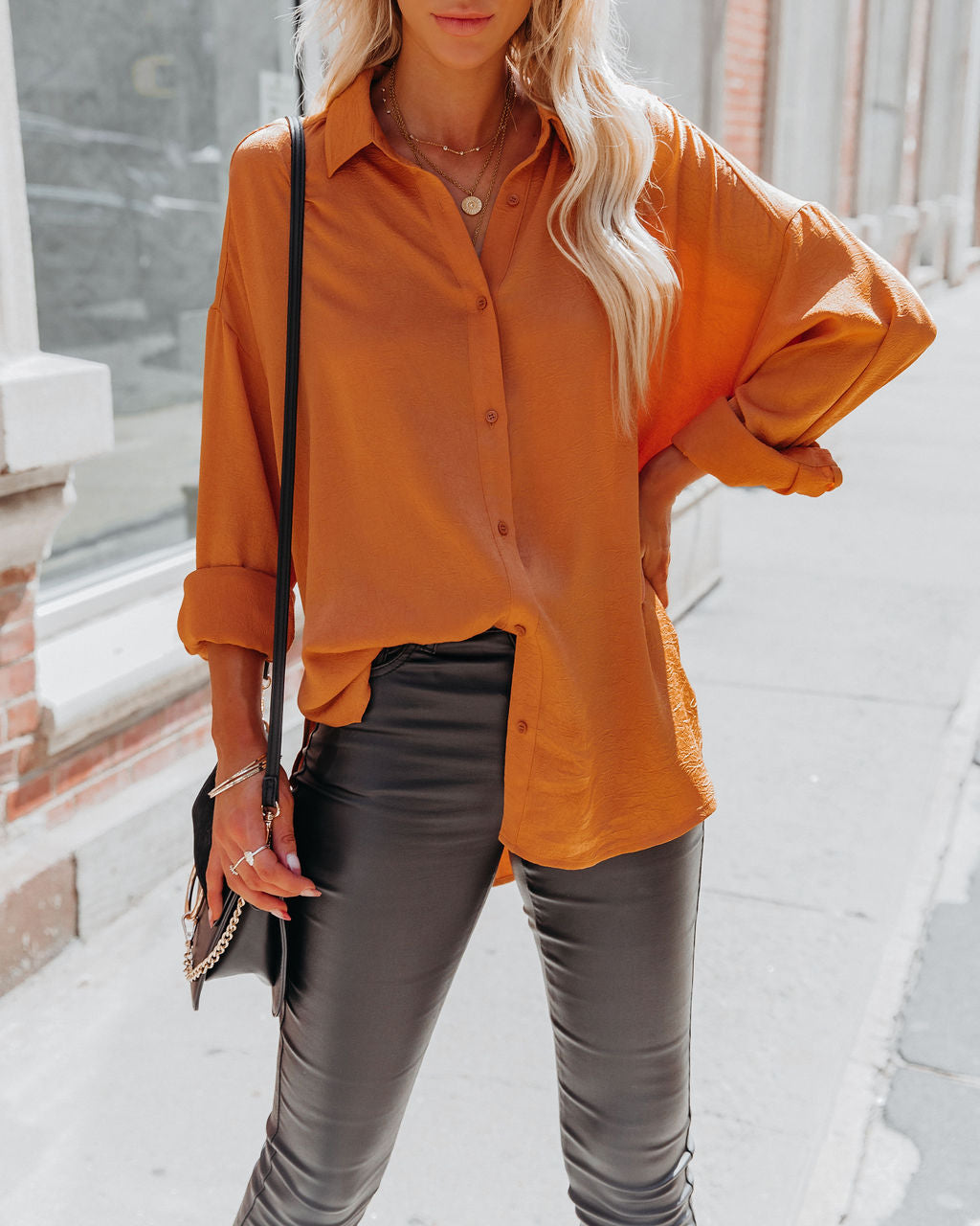 Heath Button Down Blouse - FINAL SALE Ins Street