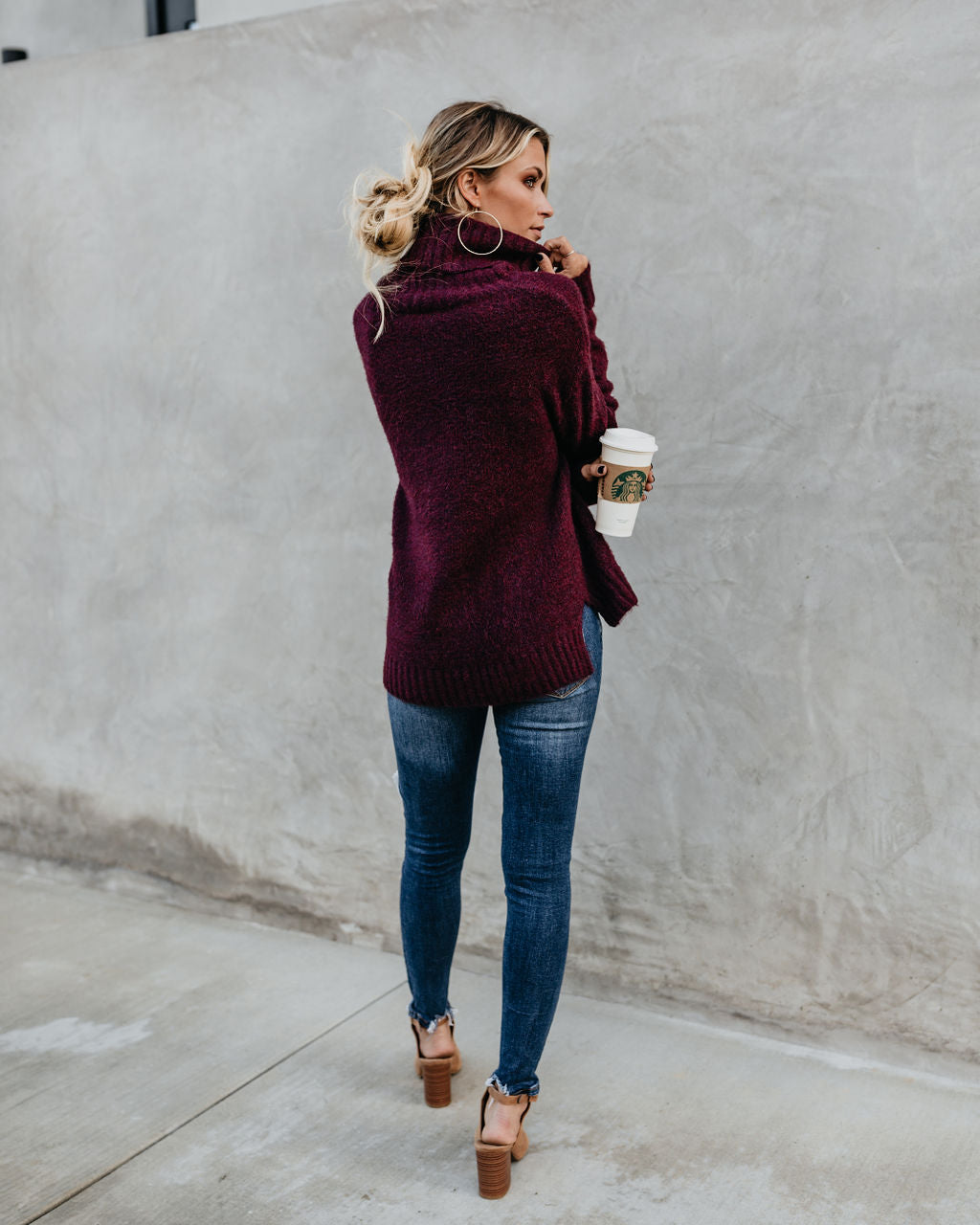 Henry Sweater - Wine - FINAL SALE Ins Street