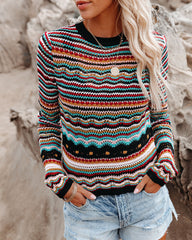 Highest Temperature Crochet Knit Top Ins Street