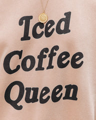 Iced Coffee Queen Cotton Blend Sweatshirt - FINAL SALE Ins Street