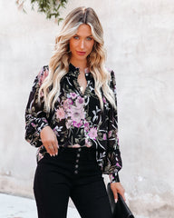 Jeha Floral Button Down Blouse - FINAL SALE Ins Street