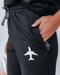 Jet Lagged Cotton Blend Pocketed Joggers Ins Street