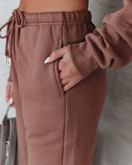 Jordyn Cotton Blend Pocketed Joggers - Latte - FINAL SALE Ins Street