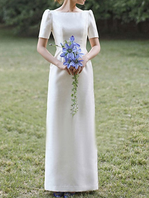 Simple Satin Wedding Dress 2023-03-14 InsStreet