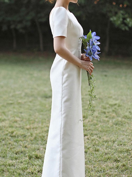 Simple Satin Wedding Dress 2023-03-14 InsStreet