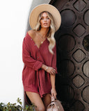 Kennedy Cotton Pocketed Button Down Tunic - Desert Rose Ins Street