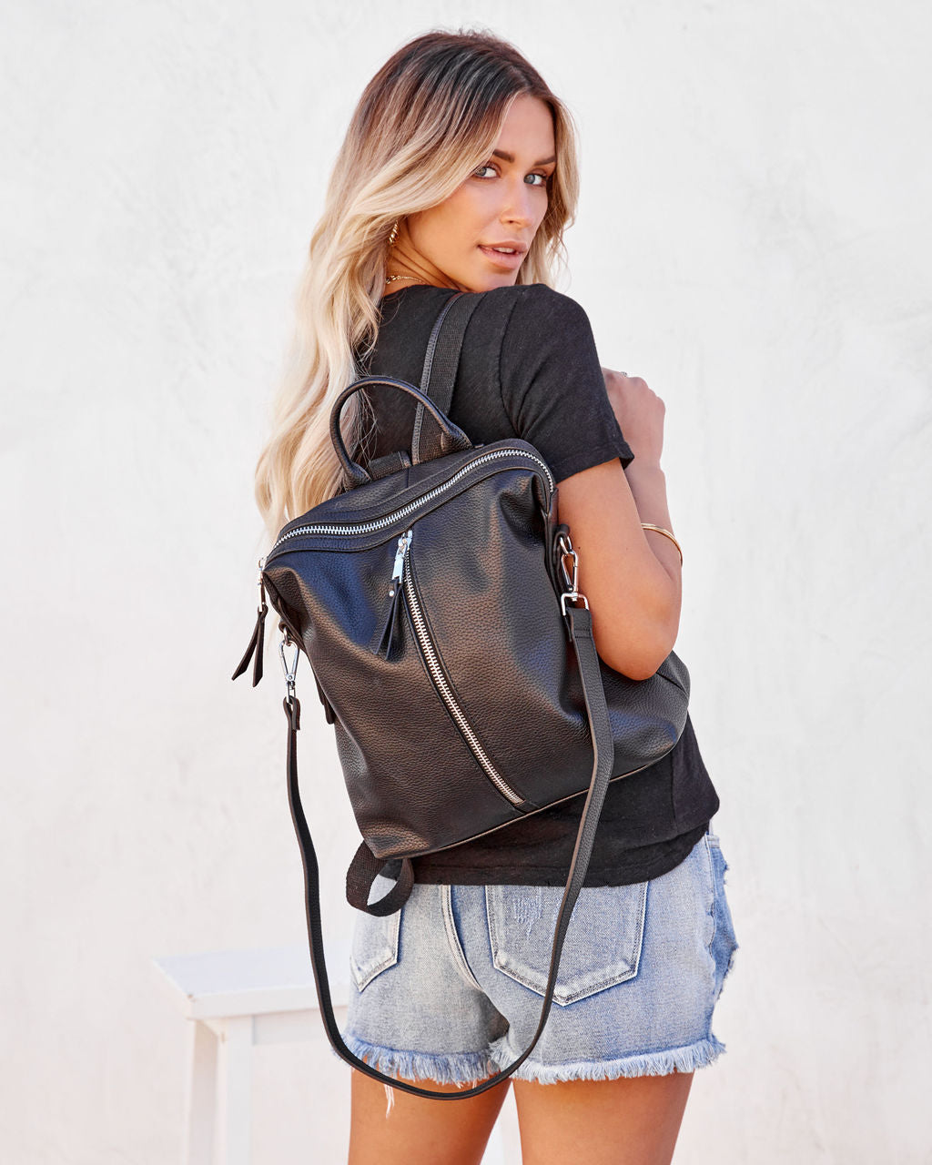 Kenzie Backpack - Black Ins Street