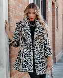 Ladies Night Pocketed Faux Fur Coat Ins Street