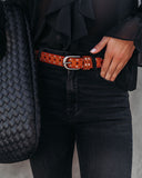 Lagoon Studded Faux Leather Belt Ins Street
