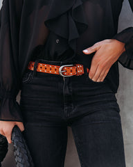 Lagoon Studded Faux Leather Belt Ins Street