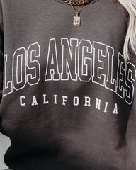 Landed In Los Angeles Cotton Blend Sweatshirt Ins Street