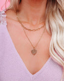 Layers Of Love Tag Necklace Ins Street
