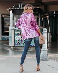 Life Of The Party Sequin Blazer - Pink Ins Street