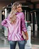 Life Of The Party Sequin Blazer - Pink Ins Street
