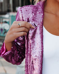 Life Of The Party Sequin Blazer - Pink Ins Street