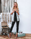 Life Of The Party Sequin Blazer - Silver Ins Street