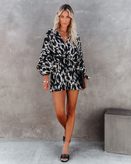 Linden Printed Kimono Romper Ins Street