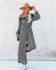 Lindsay Pocketed Off The Shoulder Jumpsuit Ins Street