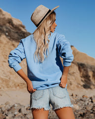 Long Weekend Cotton Blend Sweatshirt Ins Street