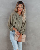 Lookout Button Down Crop Blouse Ins Street