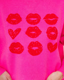 Love At First Sight Knit Sweater - Pink Ins Street