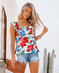 Love Grows Fonder Ruffle Peplum Tank Ins Street